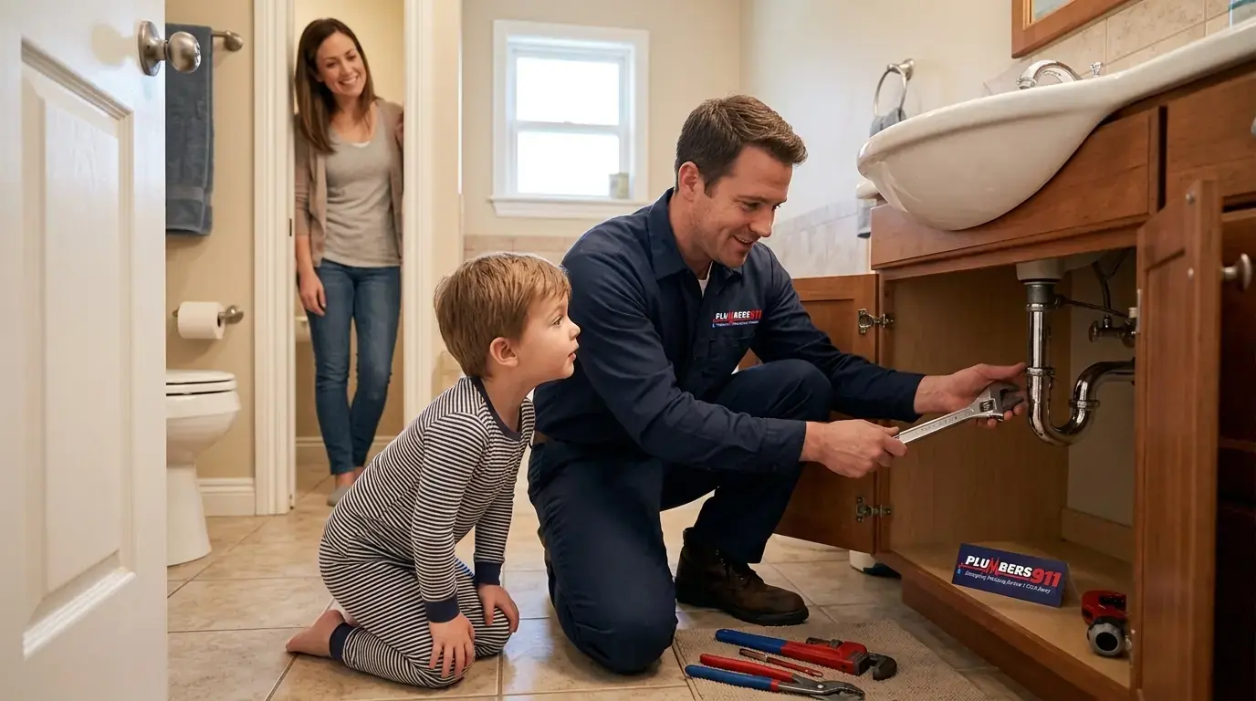 Licensed plumber at work in Winnetka, IL